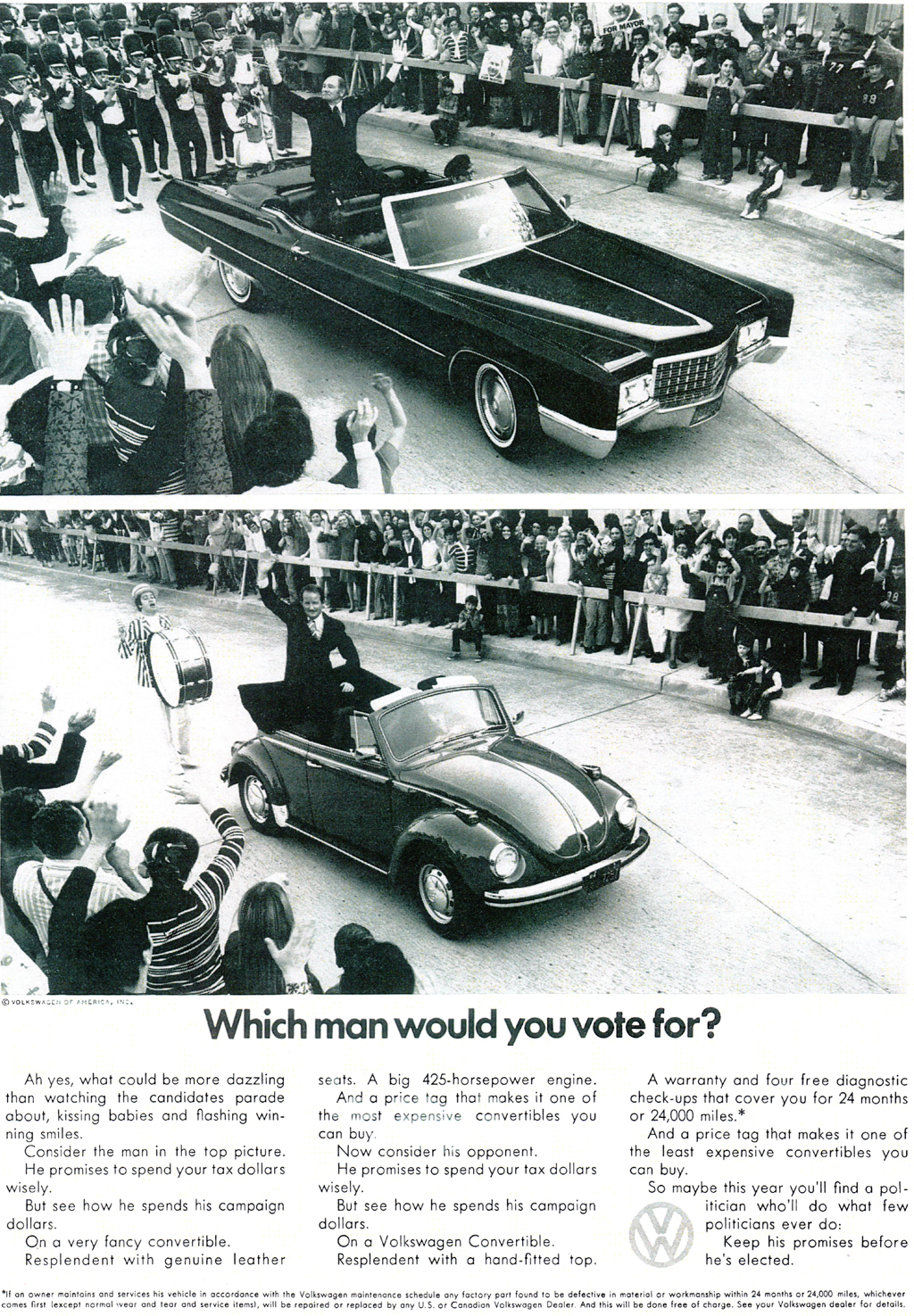 1972 Volkswagen Auto Advertising